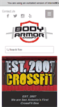 Mobile Screenshot of bodyarmorsa.com